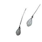 Argent Boucle d'oreille artisanal délicat