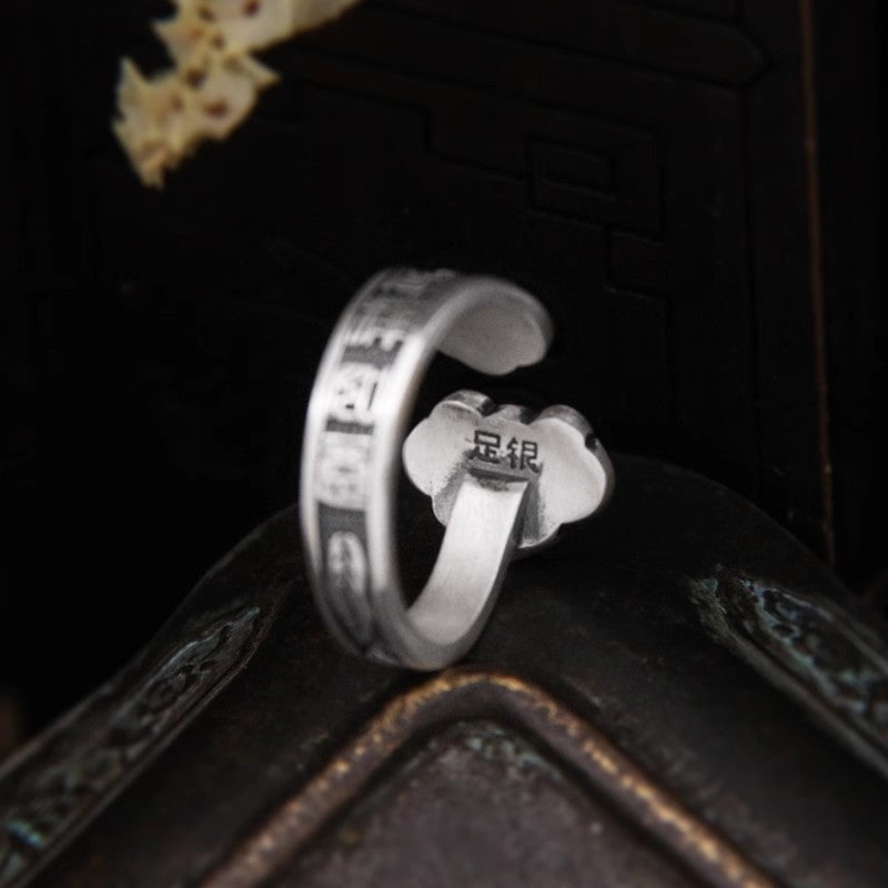 Argent Bague classique au charme intemporel