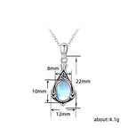 Argent Collier magnifique au style unique