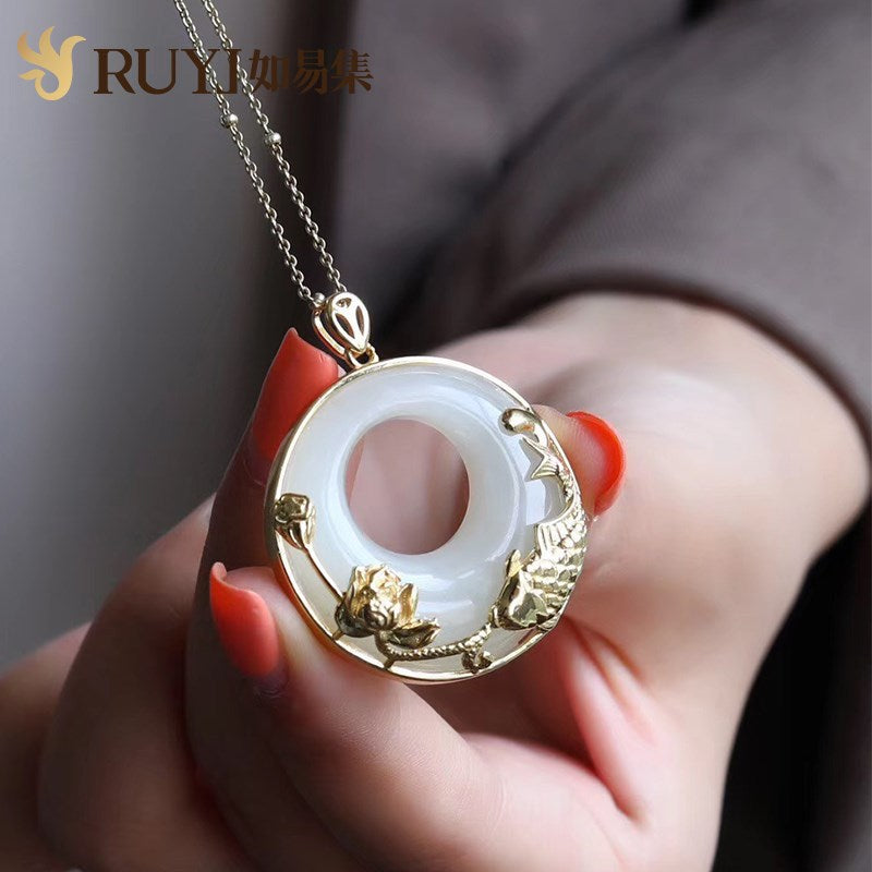 Argent Collier élégant pour toute occasion