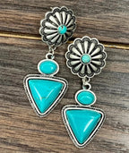 Argent Boucle d'oreille artisanal délicat