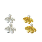 Argent Boucle d'oreille artisanal délicat