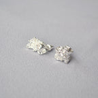 Argent Boucle d'oreille artisanal délicat