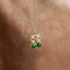 Argent Collier magnifique au style unique