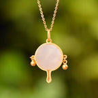 Argent Collier magnifique au style unique