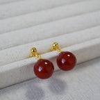 Argent Boucle d'oreille artisanal délicat