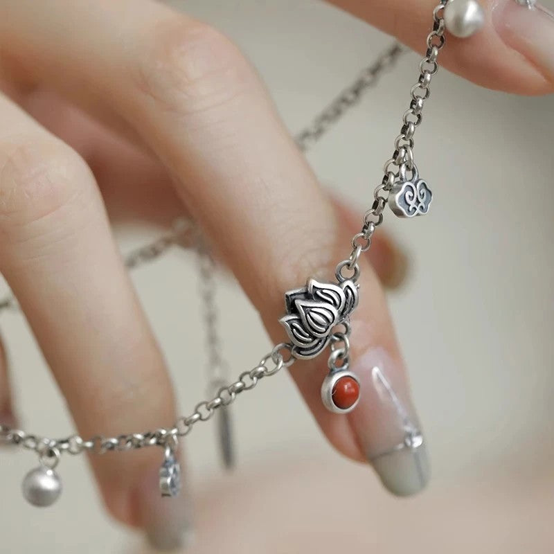 Argent Bracelet de cheville sublime pour tous les jours