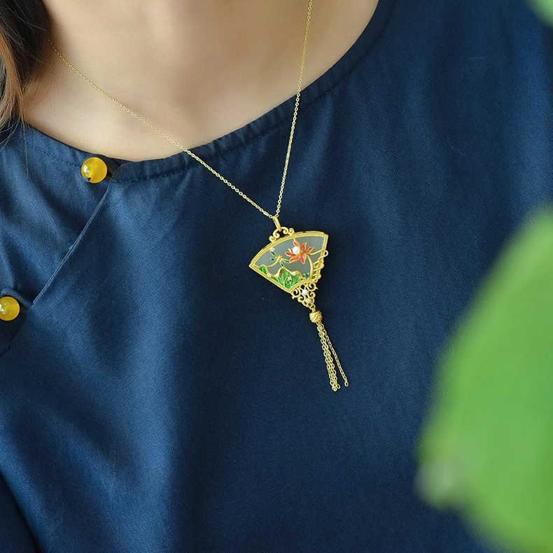 Argent Collier élégant pour toute occasion