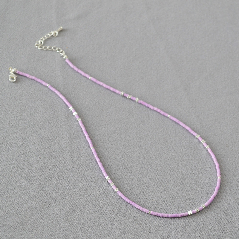 Argent Collier élégant pour toute occasion