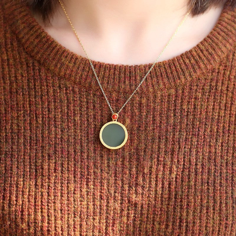 Argent Collier artisanal délicat