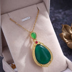 Argent Collier vintage fait main