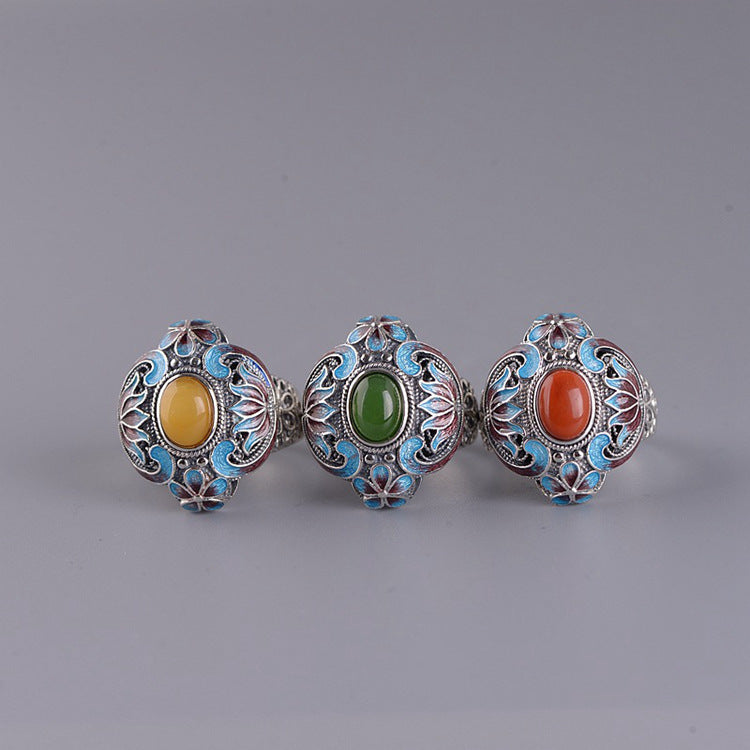 Argent Bague artisanal délicat