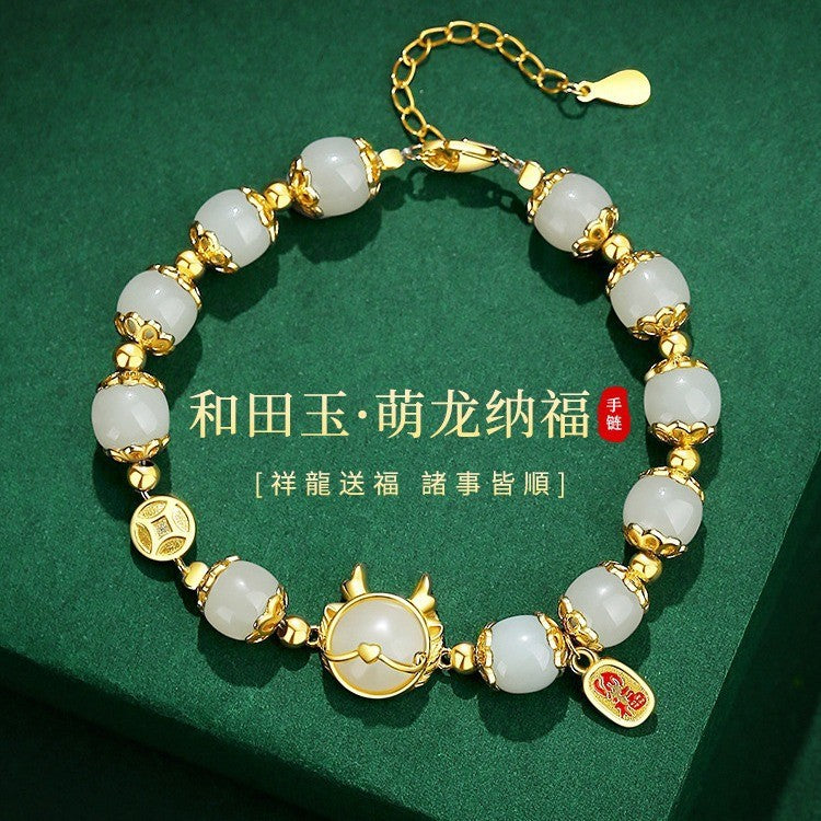 Argent Bracelet magnifique au style unique