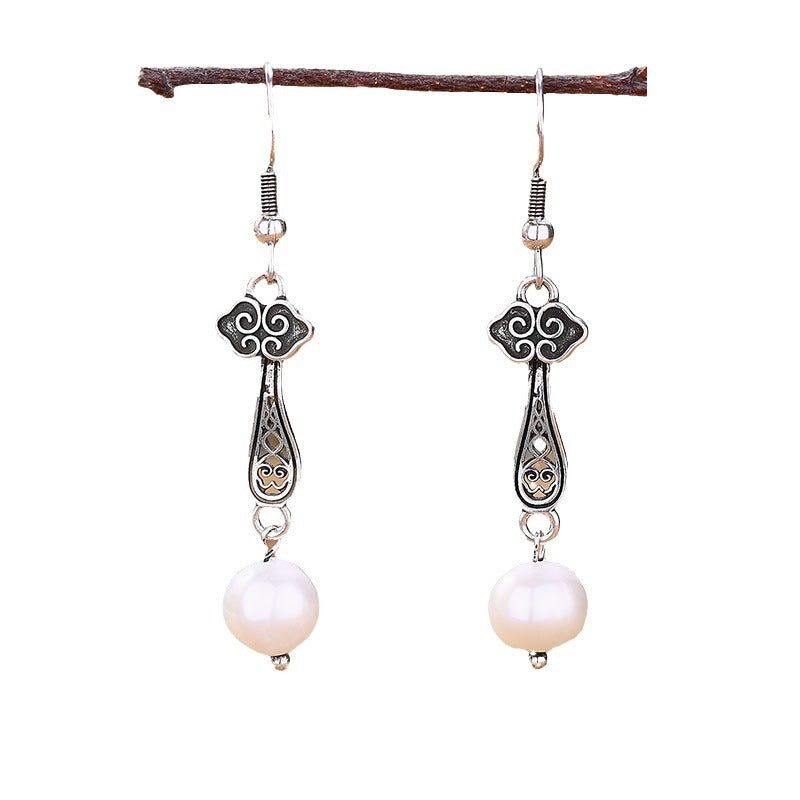 Argent Boucle d'oreille charmant pour toute occasion