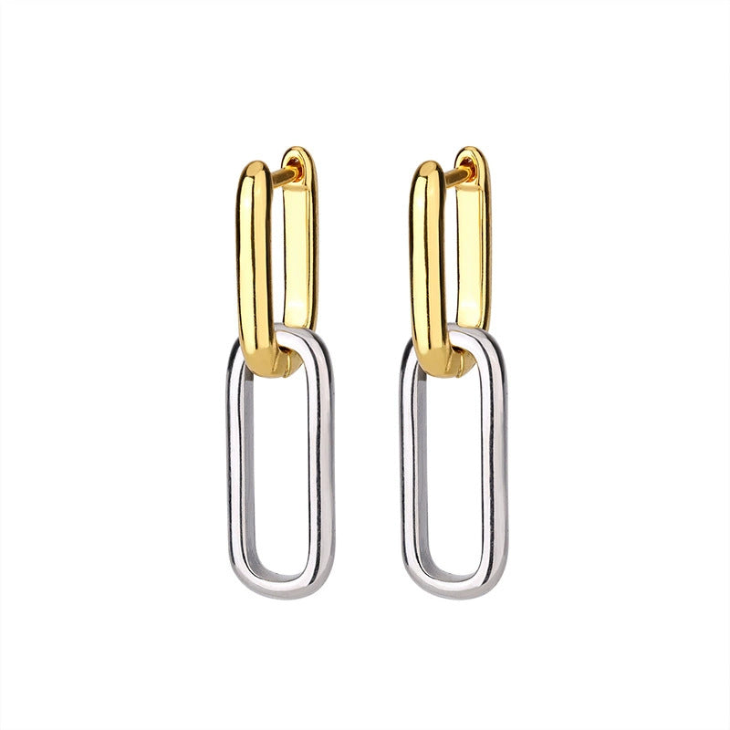 Boucle d'oreille vintage fait main