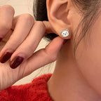 Argent Boucle d'oreille charmant pour toute occasion