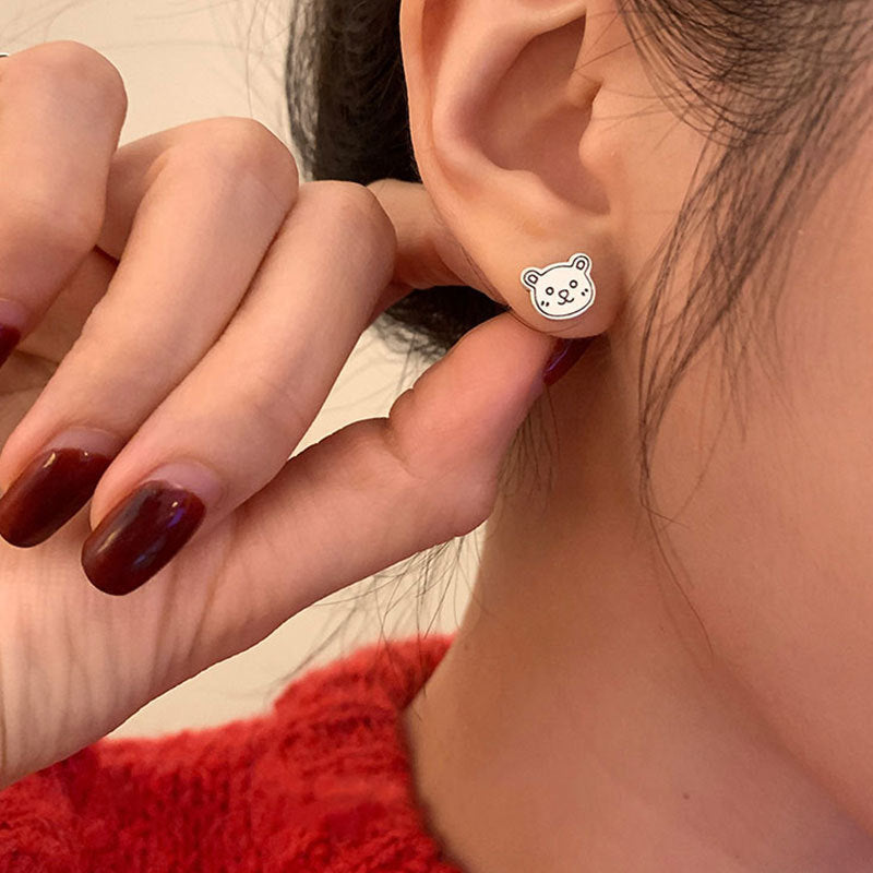 Argent Boucle d'oreille charmant pour toute occasion