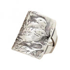 Argent Bague artisanal délicat