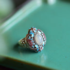 Argent Bague artisanal délicat