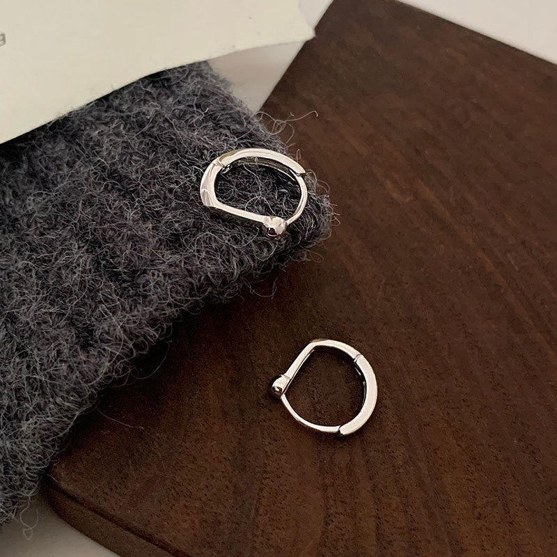 Argent Boucle d'oreille charmant pour toute occasion