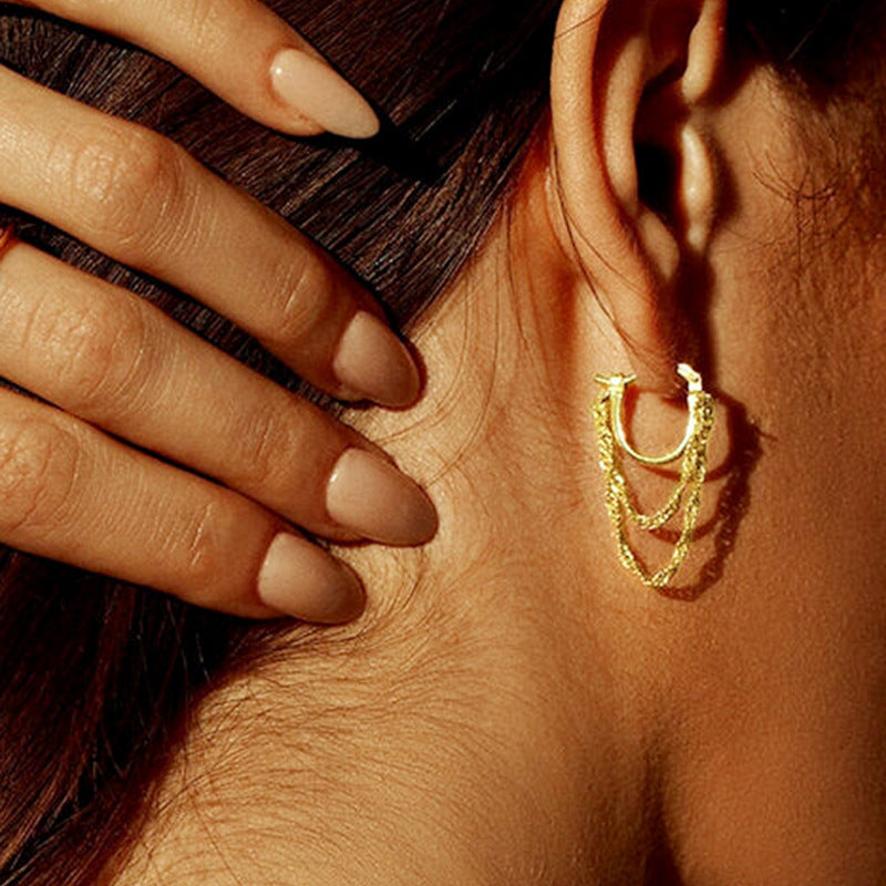 A Must-Have - Boucle d'oreille classique au charme intemporel