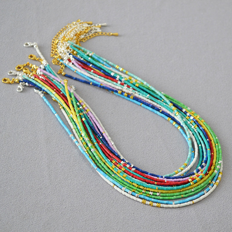 Argent Collier élégant pour toute occasion