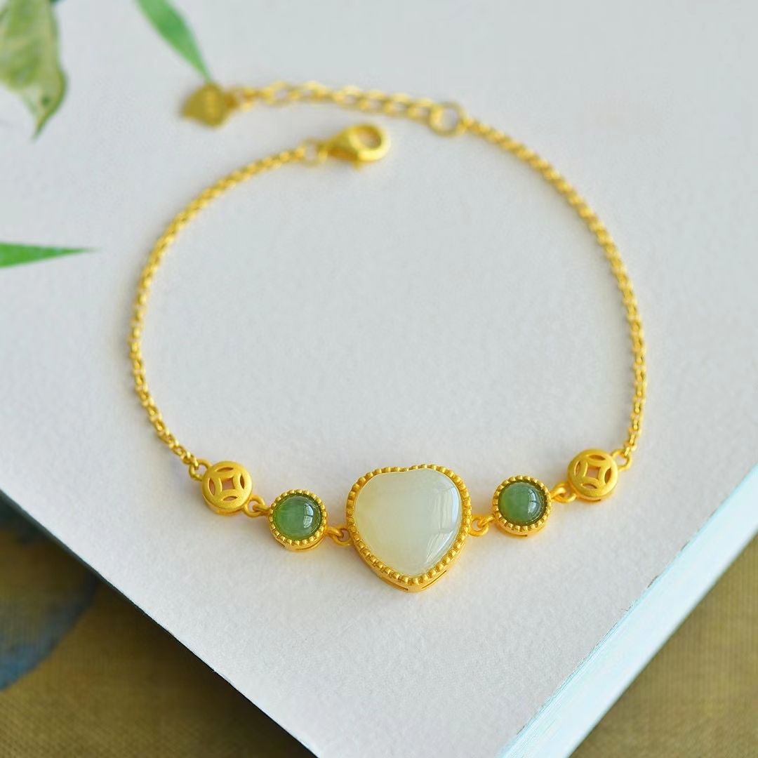 Argent Bracelet magnifique au style unique