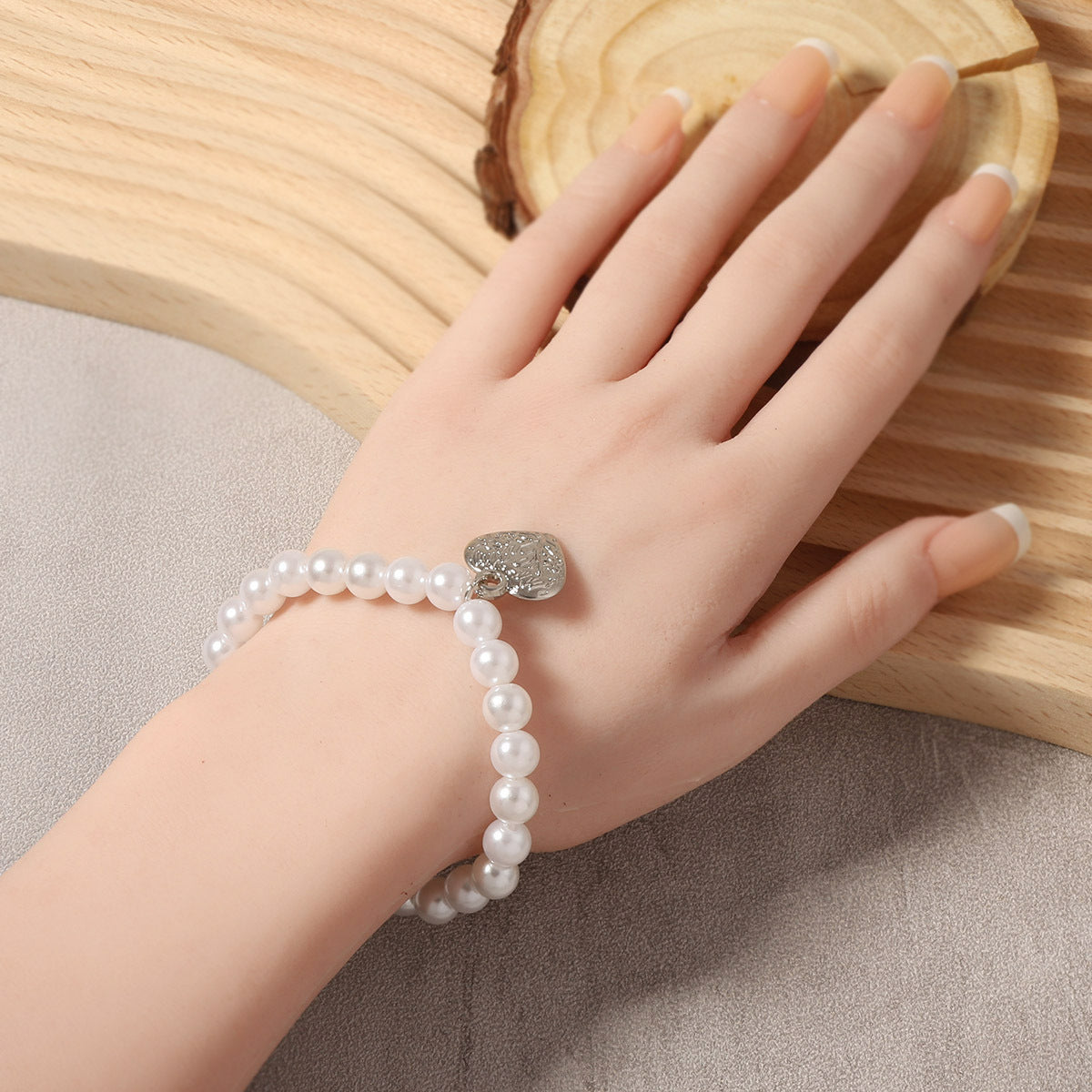 Argent Collier vintage fait main