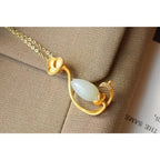 Argent Collier vintage fait main