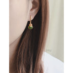 Argent Boucle d'oreille artisanal délicat