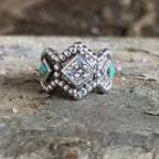 Argent Bague artisanal délicat