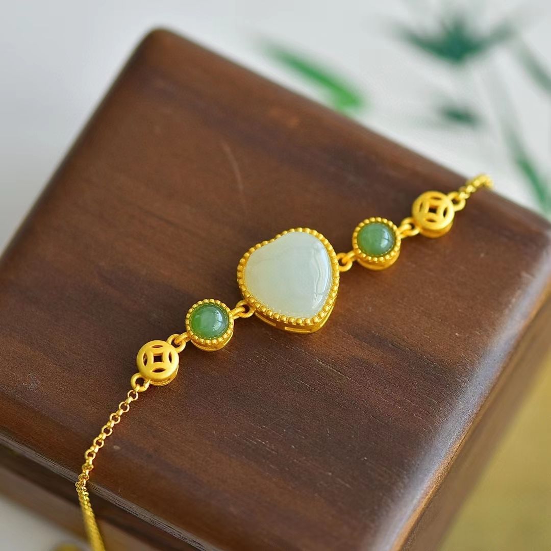 Argent Bracelet magnifique au style unique