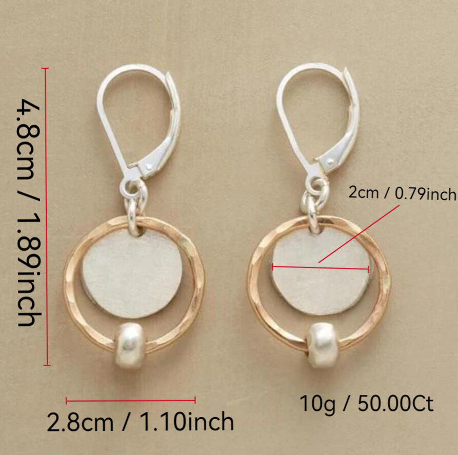 Argent Boucle d'oreille charmant pour toute occasion