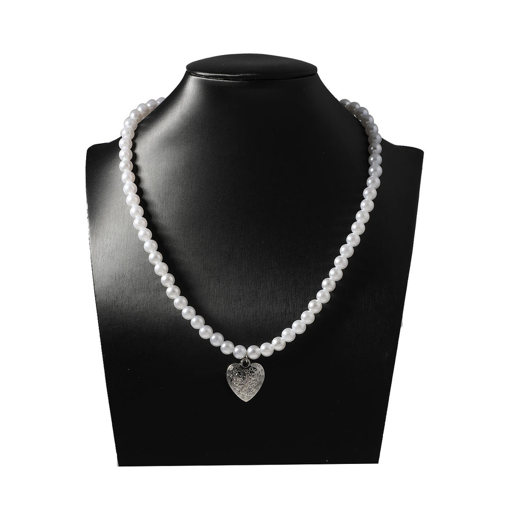 Argent Collier vintage fait main