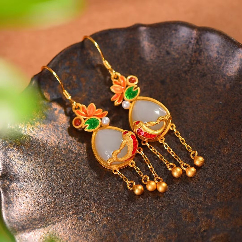 Argent Boucle d'oreille charmant pour toute occasion