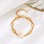 Argent Bracelet magnifique au style unique