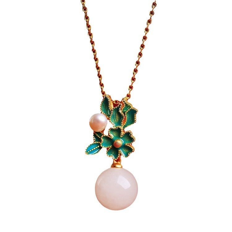 Argent Collier charmant pour toute occasion