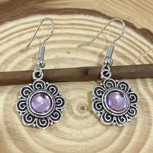 Argent Boucle d'oreille charmant pour toute occasion