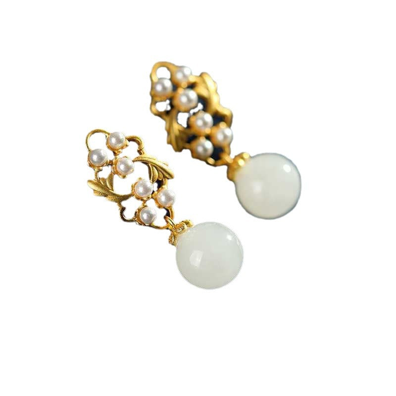 Argent Boucle d'oreille artisanal délicat