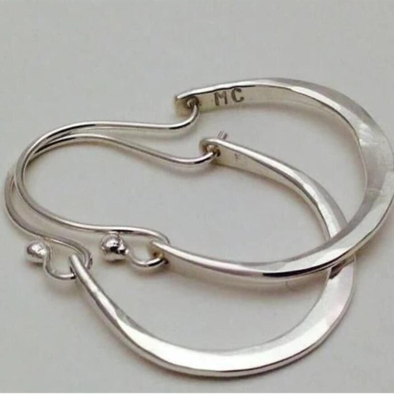 Argent Boucle d'oreille charmant pour toute occasion