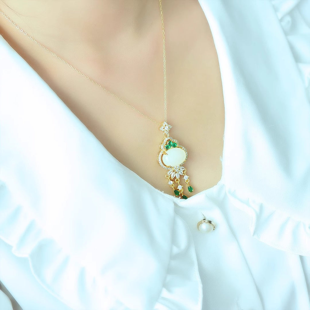 Argent Collier élégant pour toute occasion