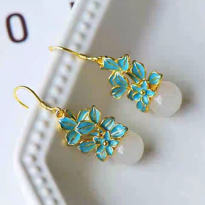 Argent Boucle d'oreille charmant pour toute occasion