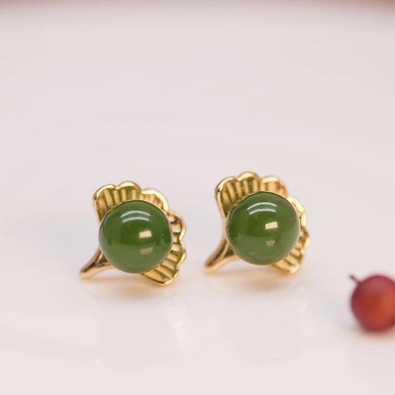 Argent Boucle d'oreille artisanal délicat