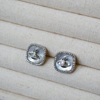 Argent Boucle d'oreille artisanal délicat