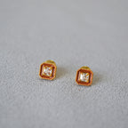 Argent Boucle d'oreille artisanal délicat