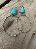 Argent Boucle d'oreille charmant pour toute occasion