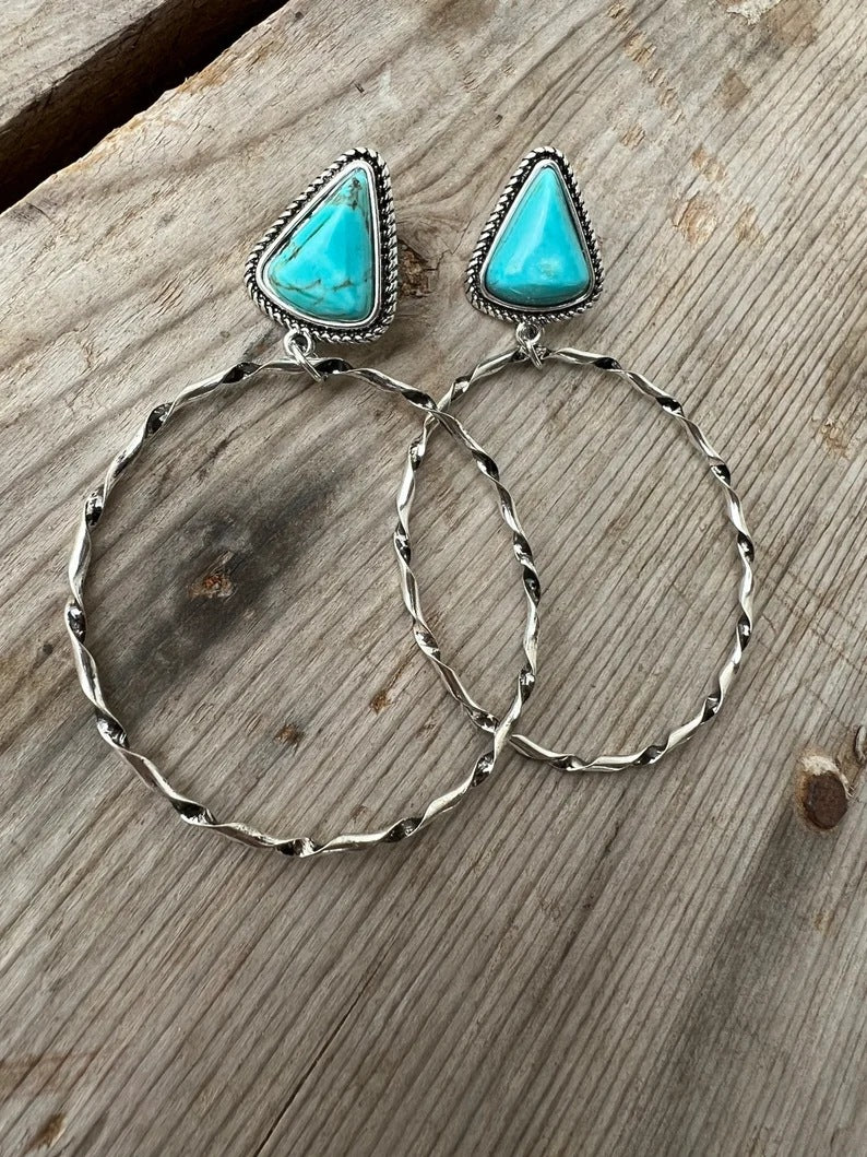 Argent Boucle d'oreille charmant pour toute occasion