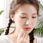 Argent Boucle d'oreille artisanal délicat