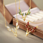 Argent Collier magnifique au style unique