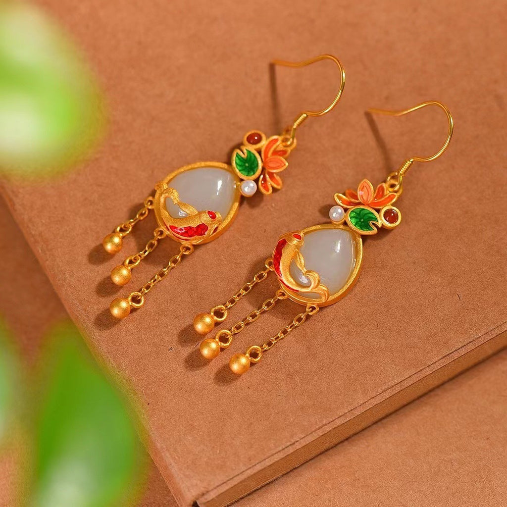 Argent Boucle d'oreille charmant pour toute occasion